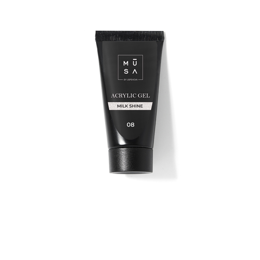 MUSA NAILS Acrylic gel MILK SHINE 08 - 15-35-50ml