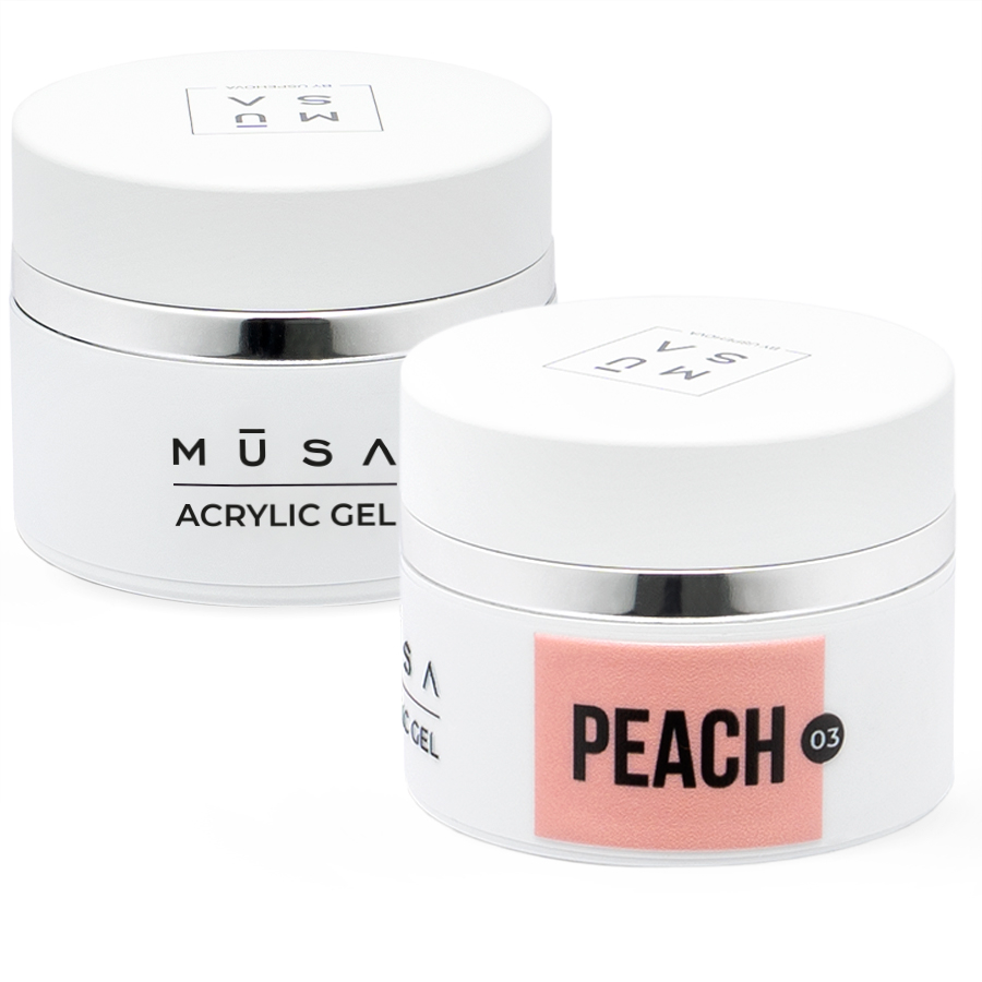 MUSA NAILS Acrylic gel PEACH 03 - 15-50ml