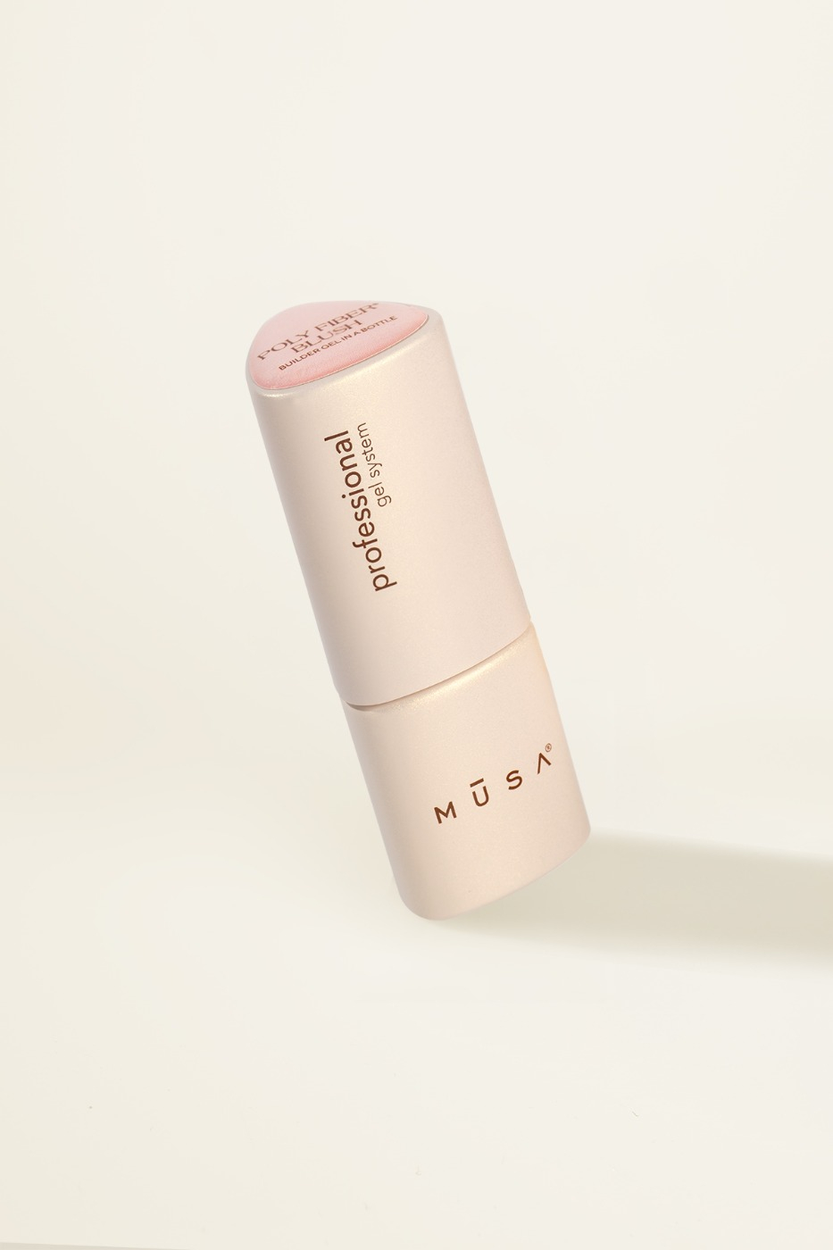 MUSA NAILS Poly Fiber builder gel in a bottle BLUSH 8ml