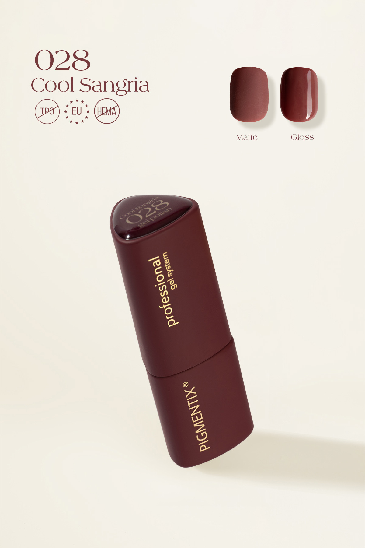 MŪSA NAILS PIGMENTIX® Cool Sangria 028