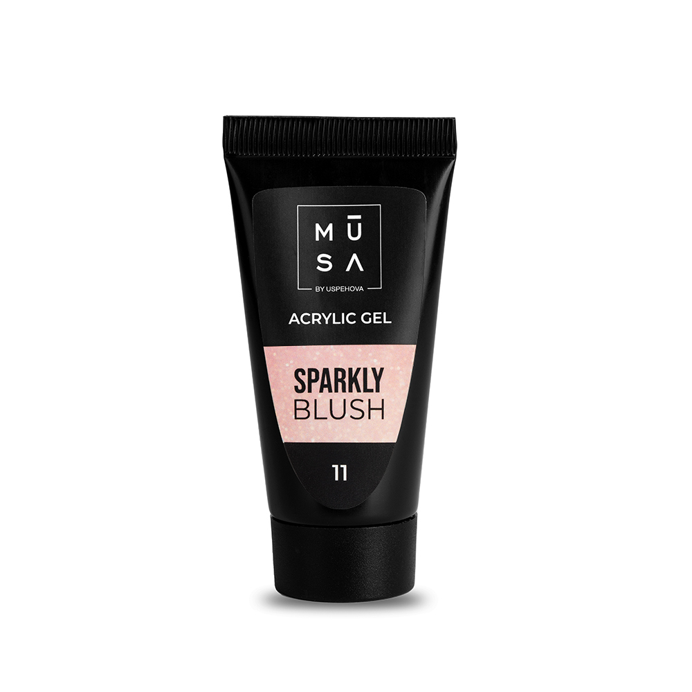MUSA NAILS Acrylic gel SPARKLY BLUSH 11 - 15-35ml