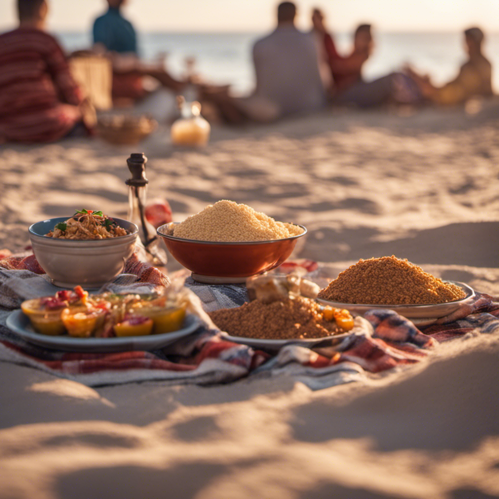 Pique-nique Couscous sur la plage Taghazout Tamraght