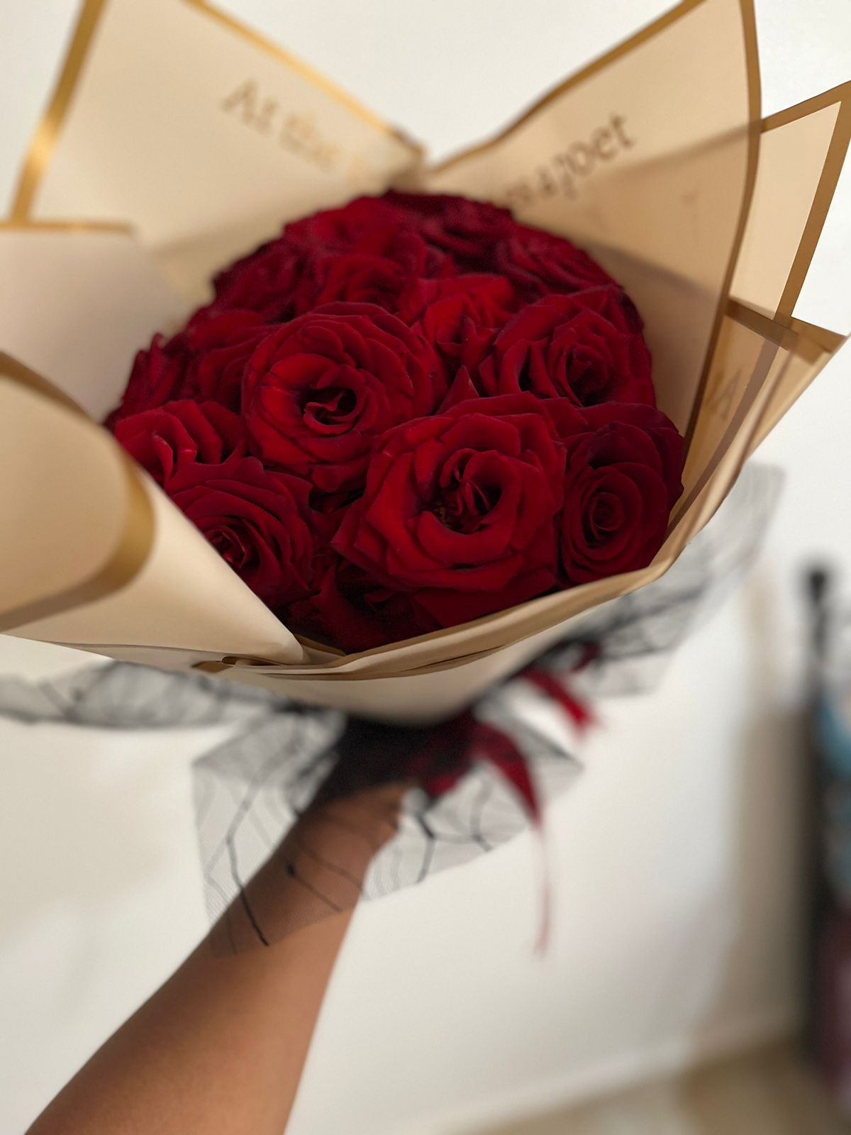 Bouquet de 20 roses rouges