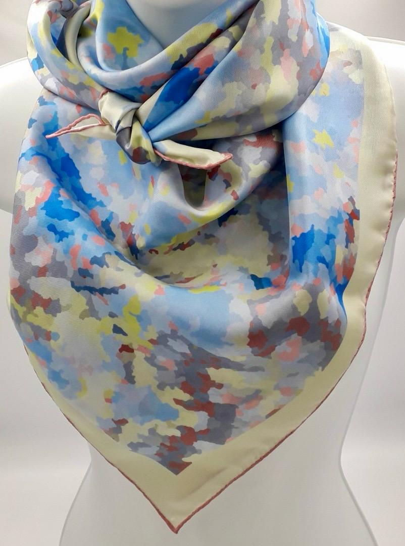 Grand Carré en soie twill