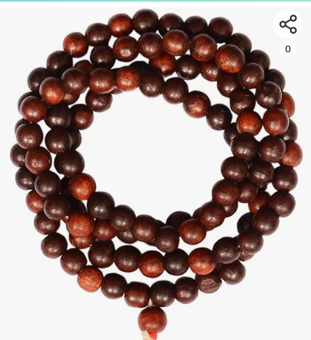 Wooden MALA/ Bead Chain Necklace Male/ PRAYER BEADS JAPA MALA