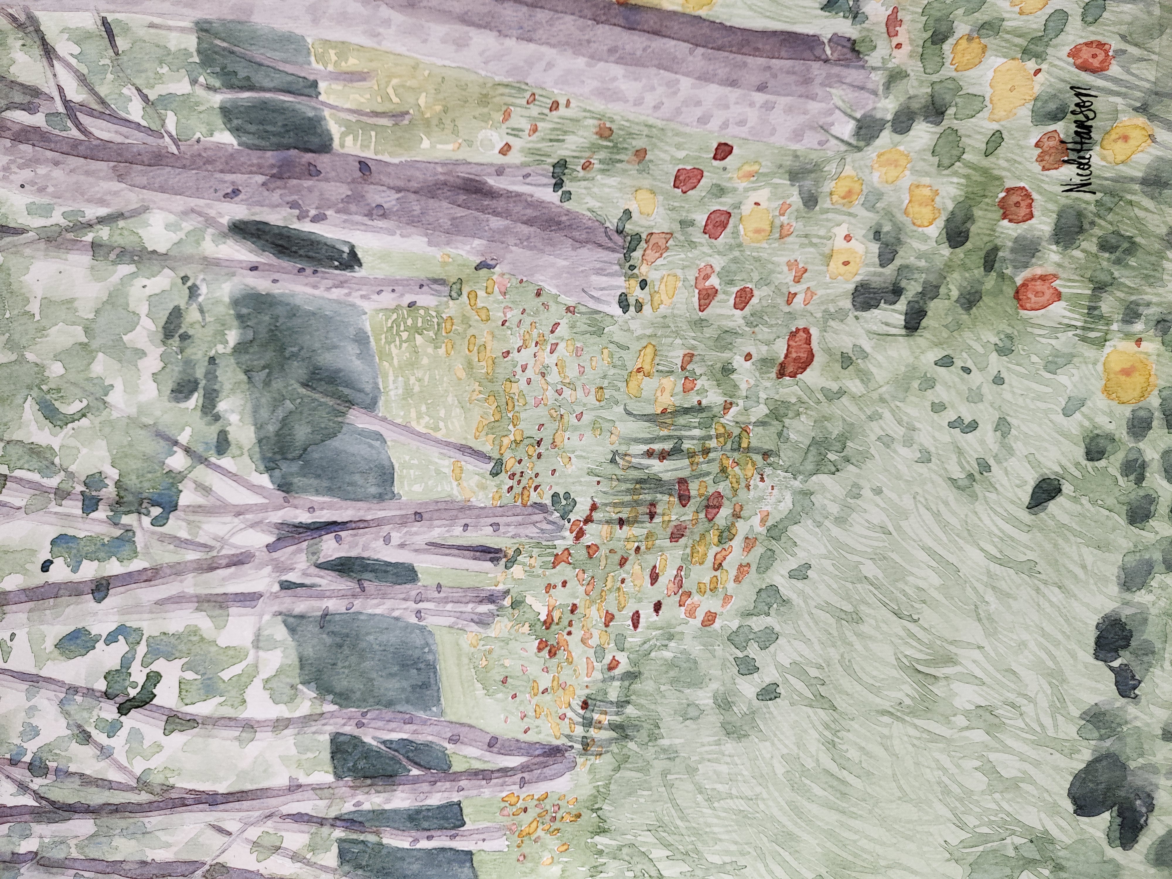 Forested Field of Flowers