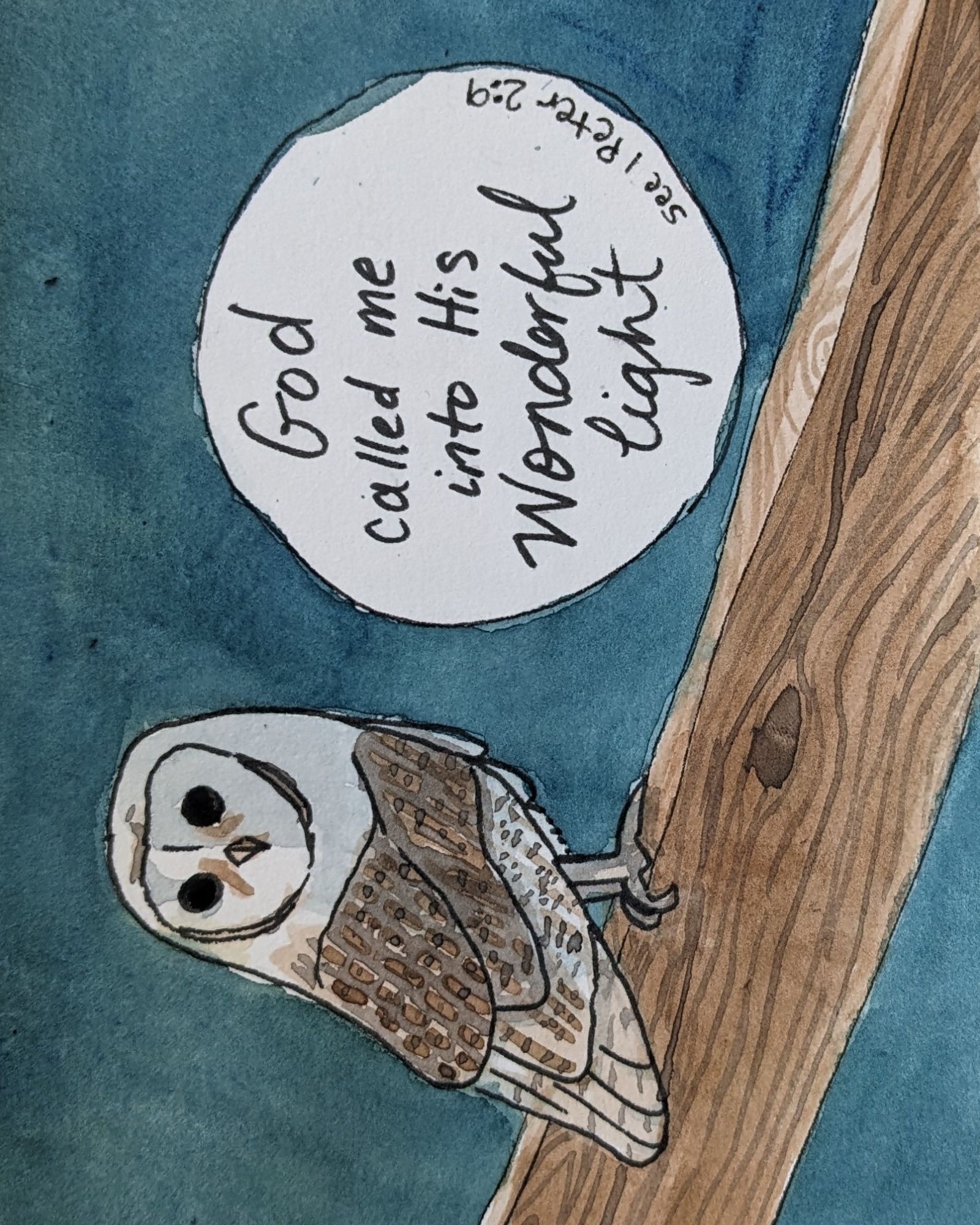 God Called Me into His Wonderful Light, Owl