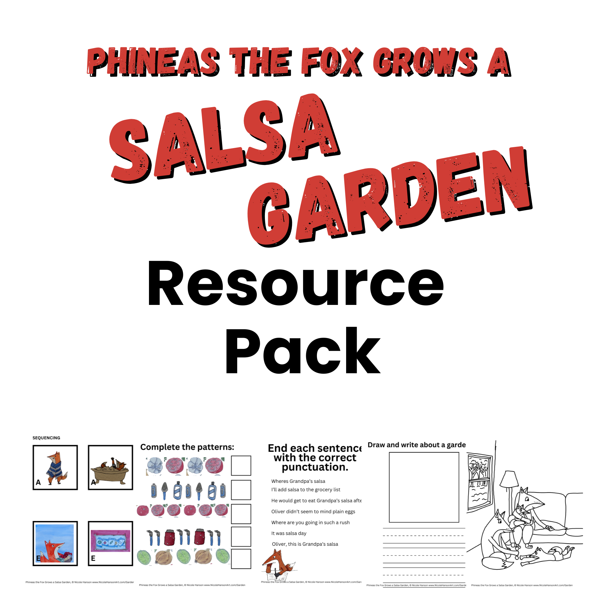 Resource Pack for Phineas the Fox Grows a Salsa Garden