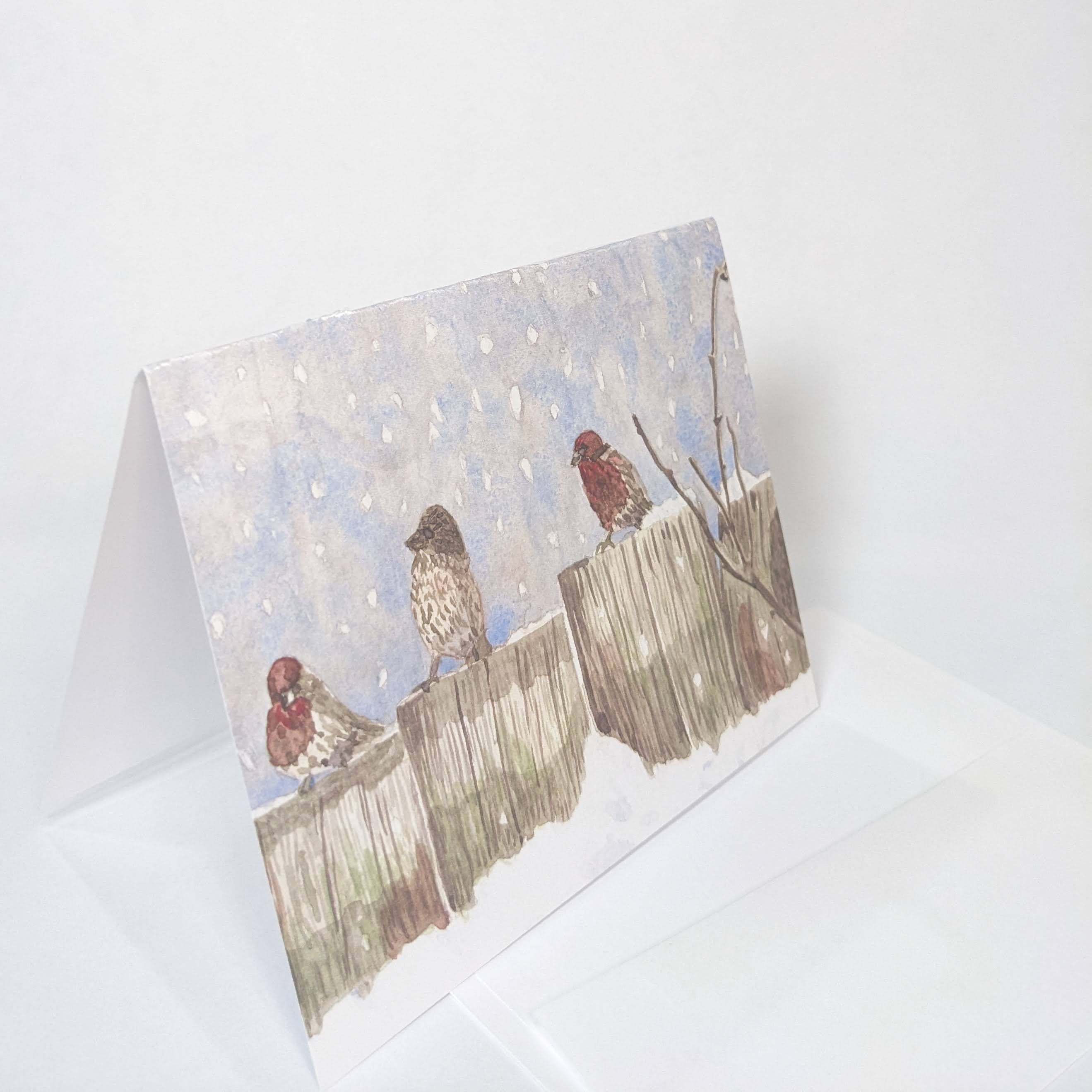 Snowy Birds