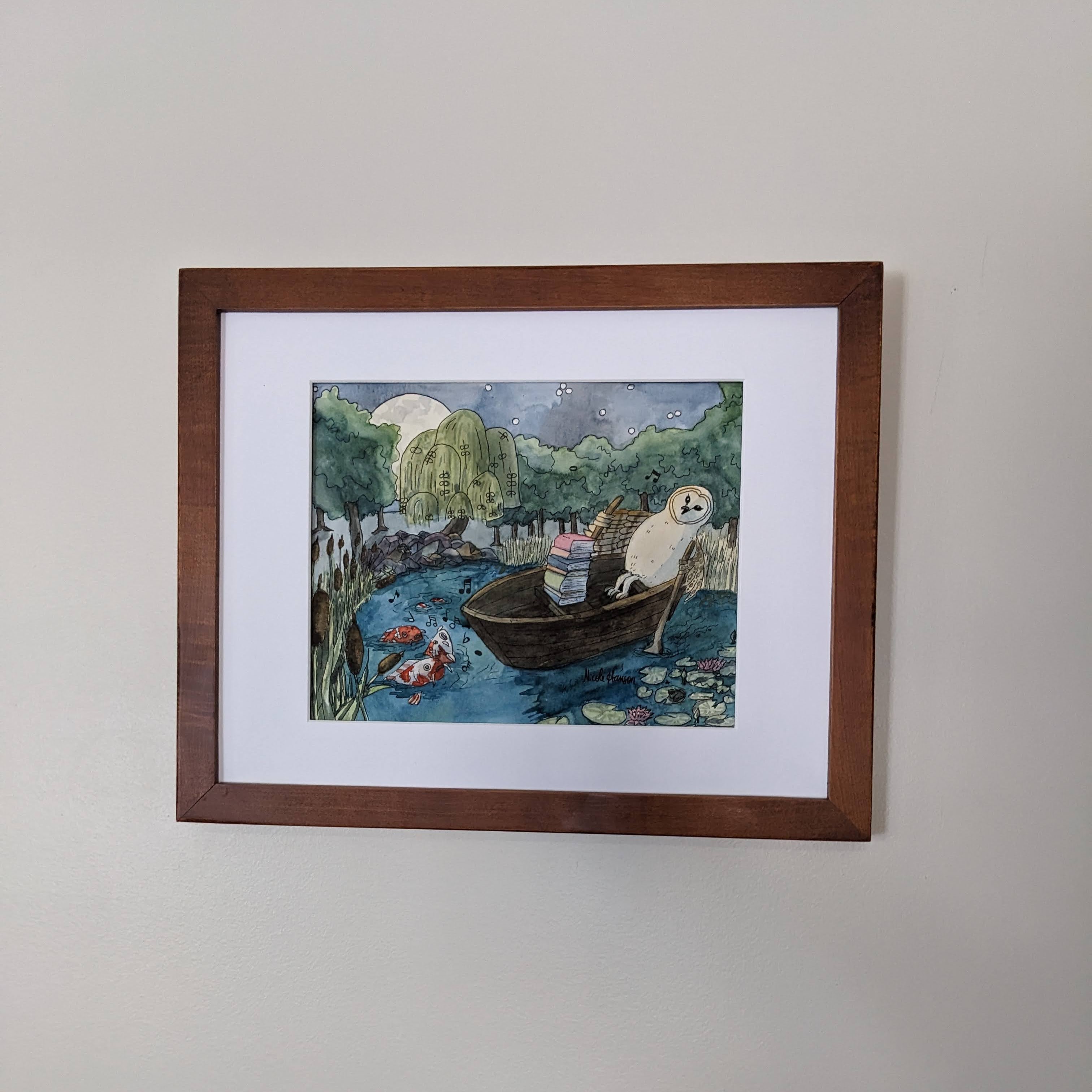 Moonlit Pond, Original