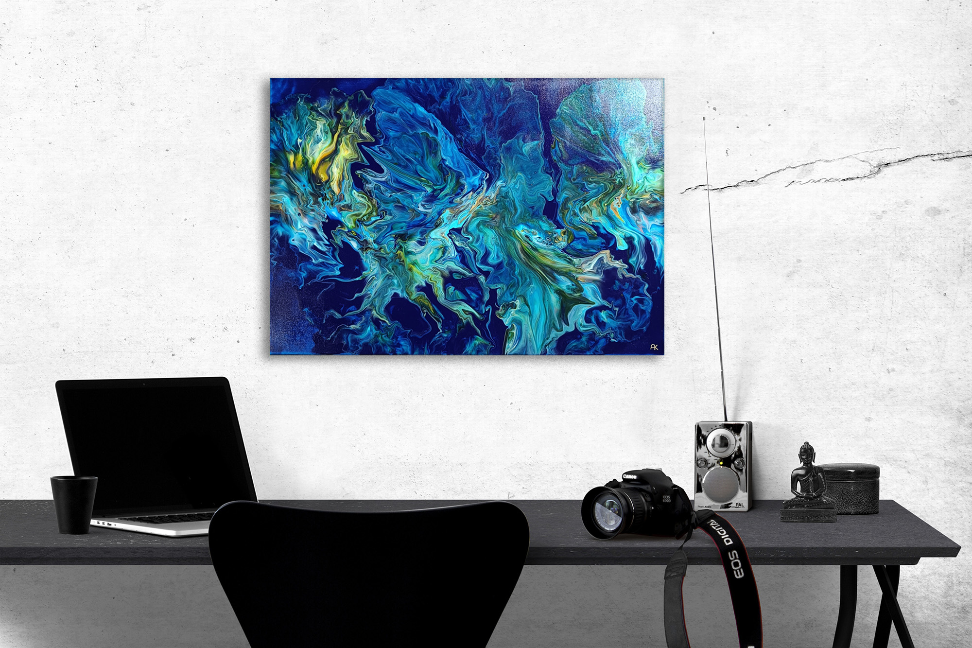 Leuchtende Stille (70x50cm)