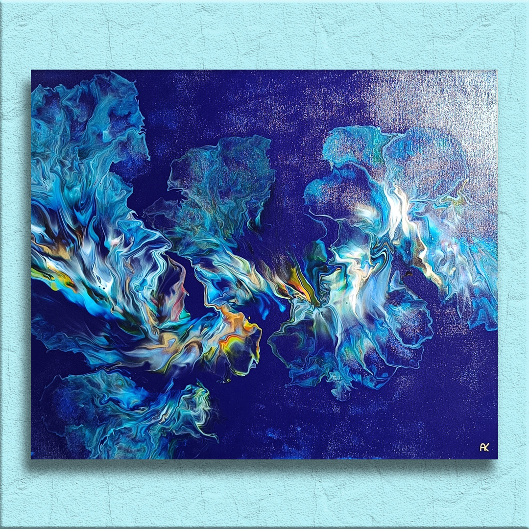 Meeresglühen (60x50cm)