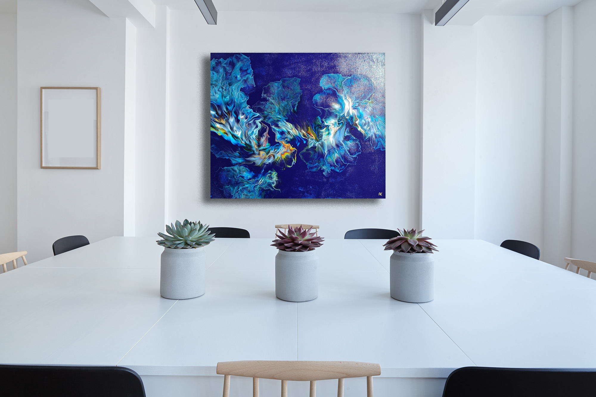Meeresglühen (60x50cm)
