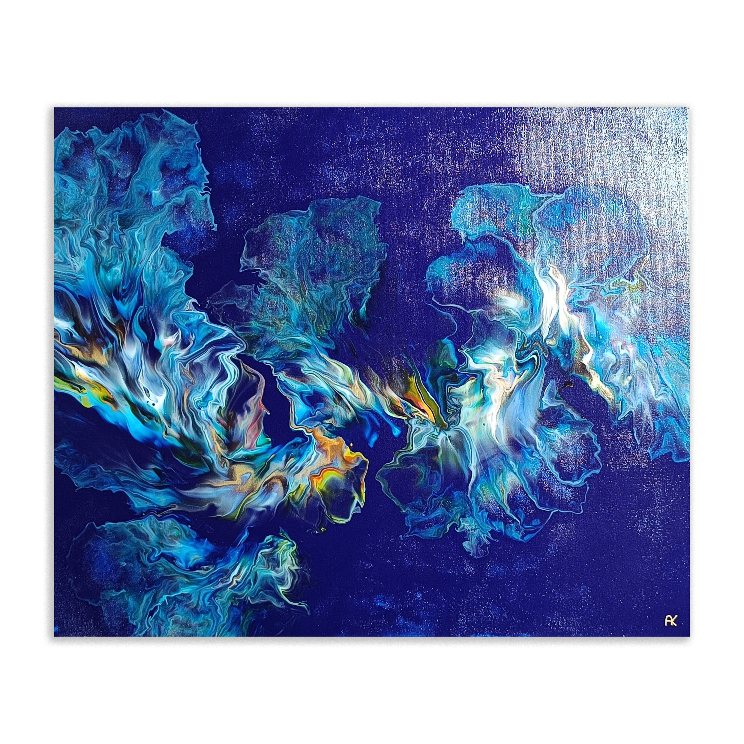 Meeresglühen (60x50cm)