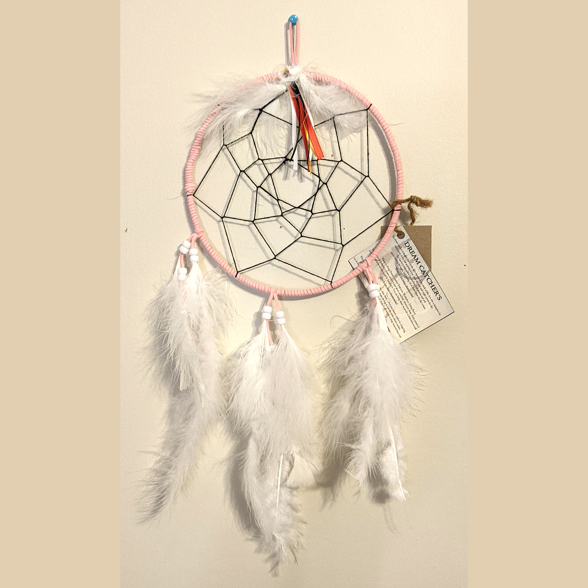 Dreamcatcher Pink Medicine Wheel