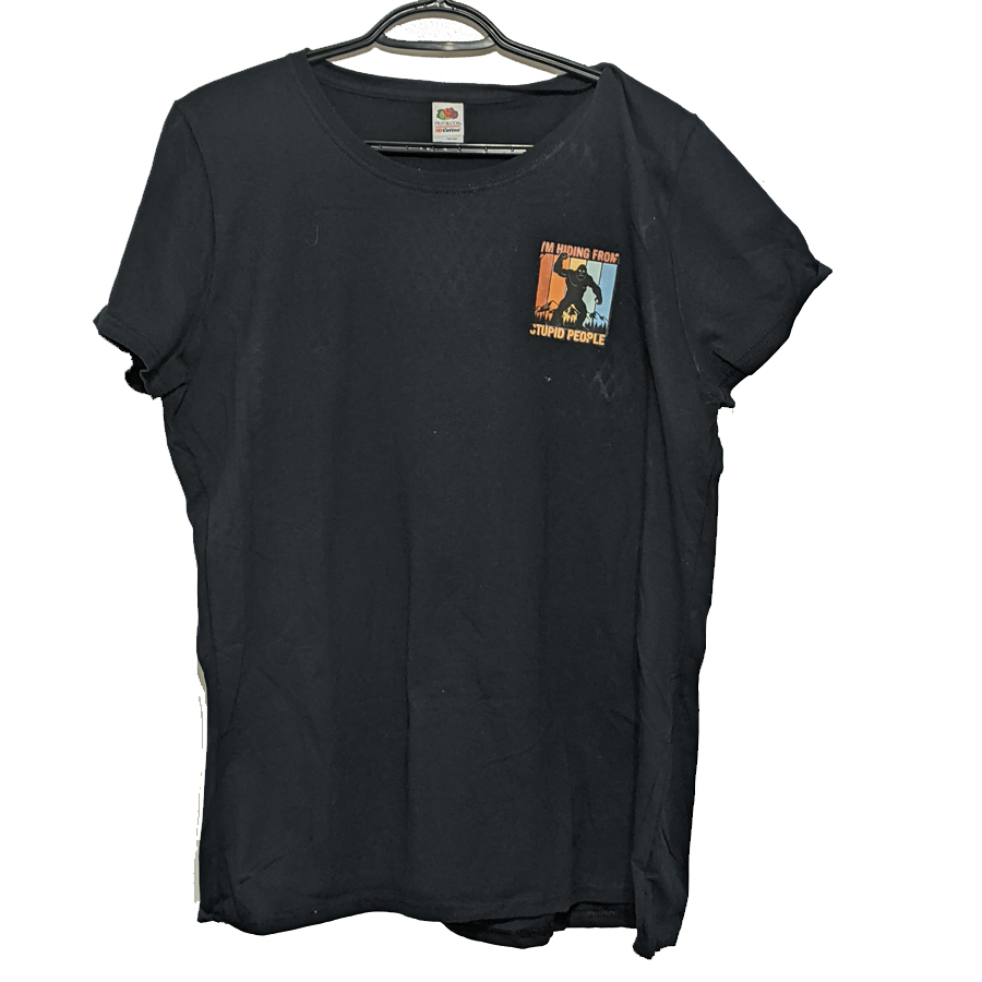 I'M HIDING FROM STUPID PEOPLE