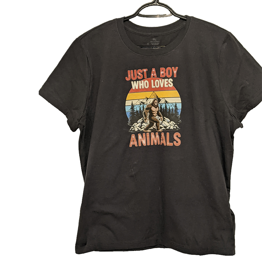 Just a Boy Who Loves Animals T-Shirt
