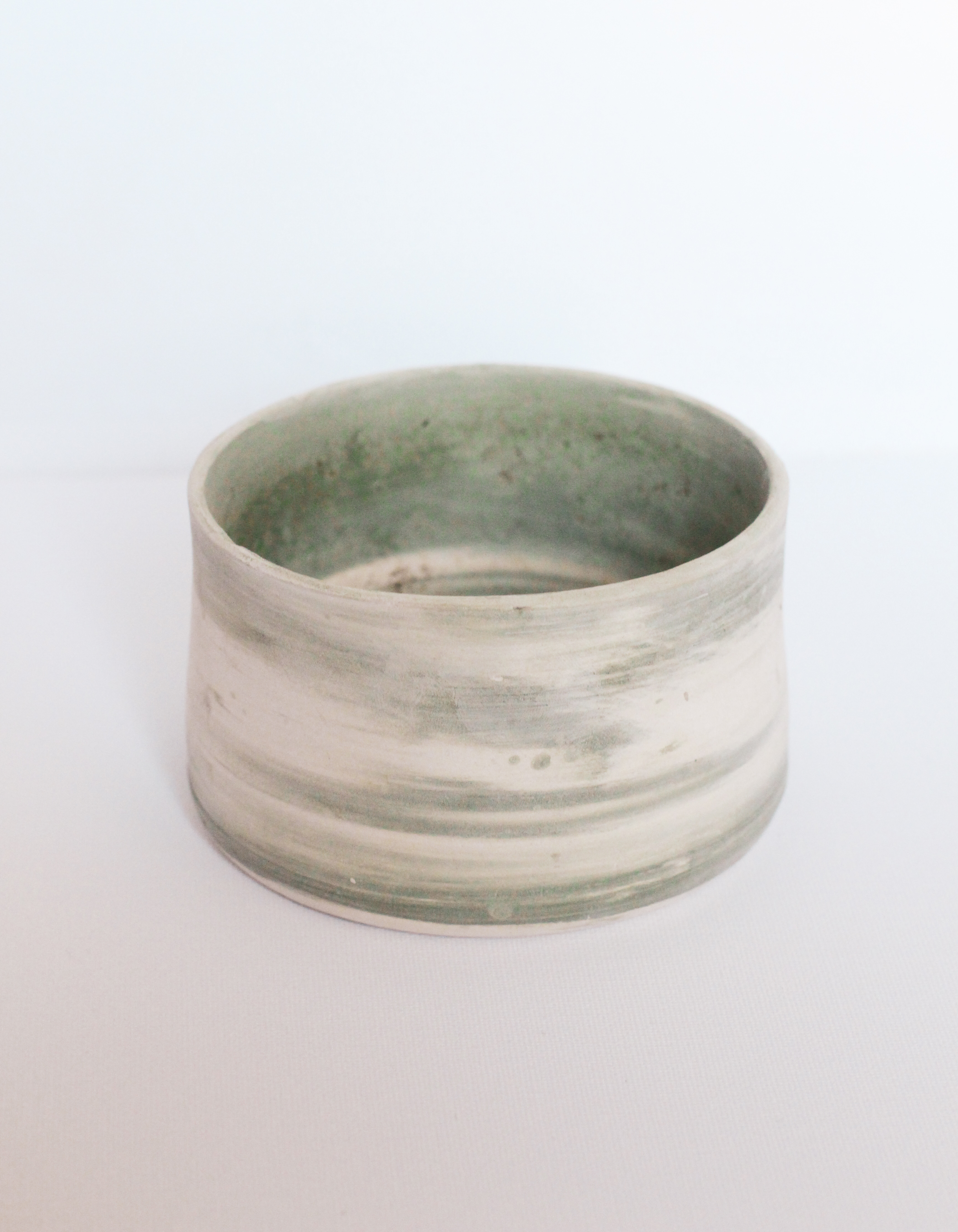 Green Clay Planter