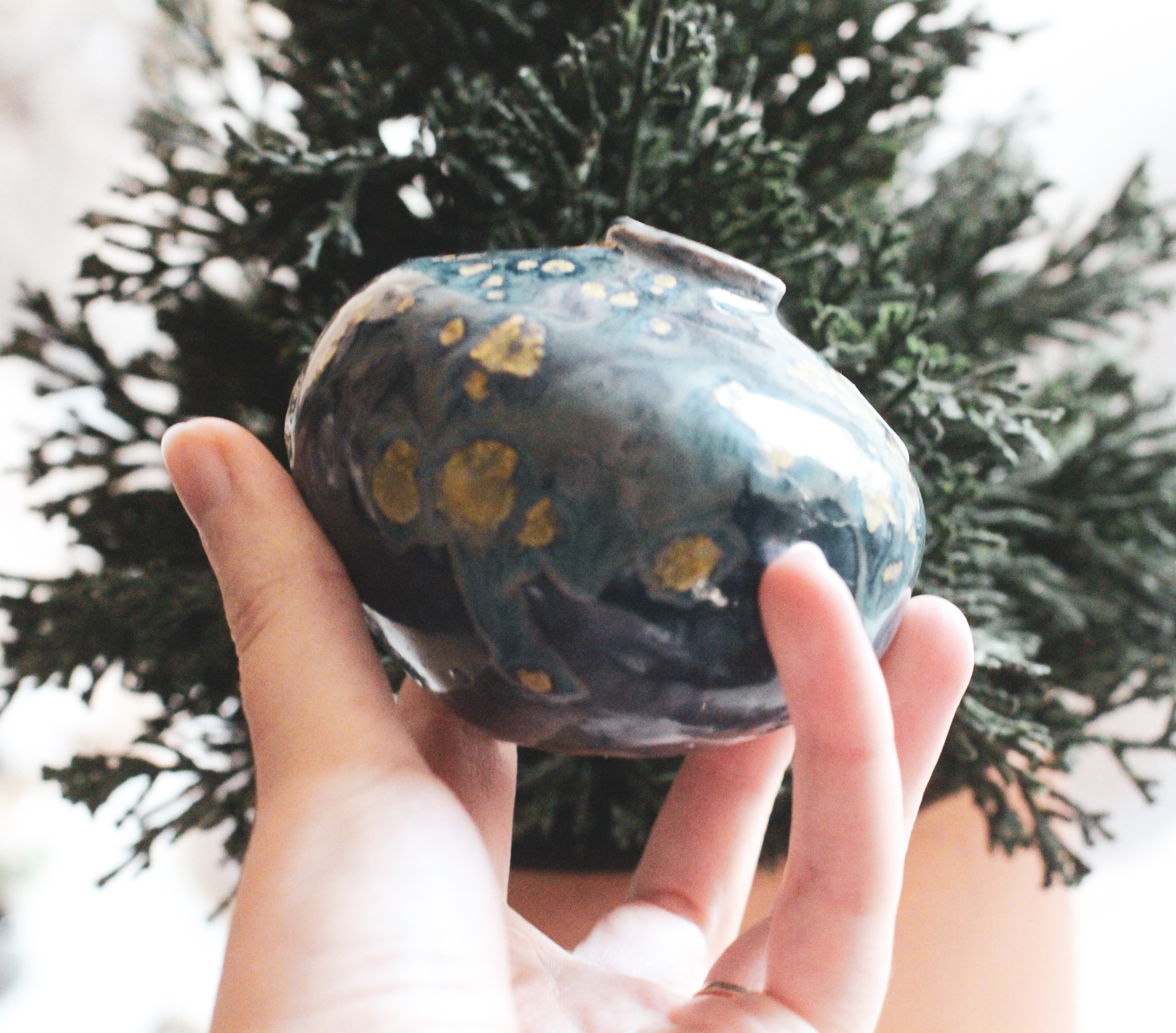 Blue Christmas Ornament