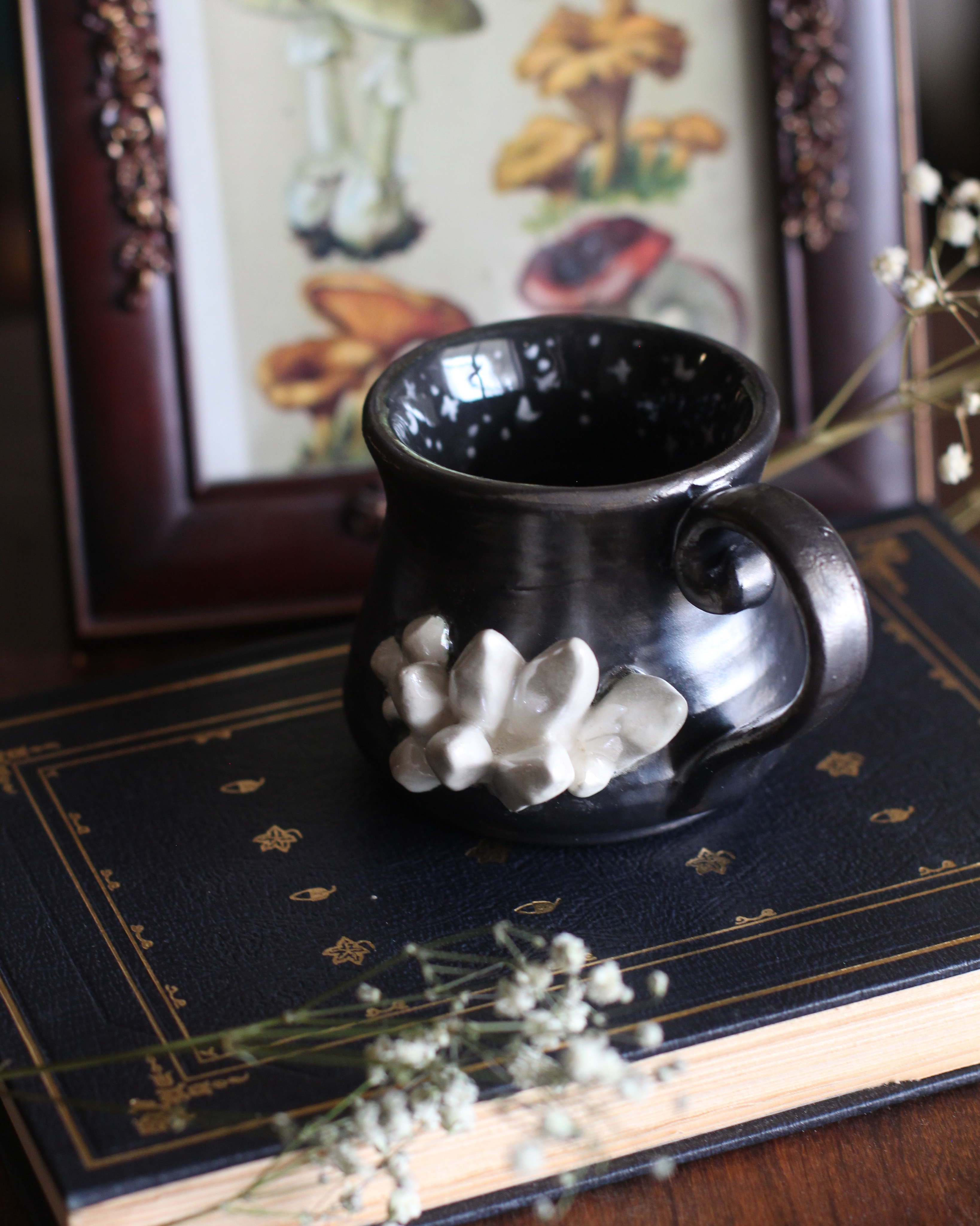 Black Crystal Espresso Mug