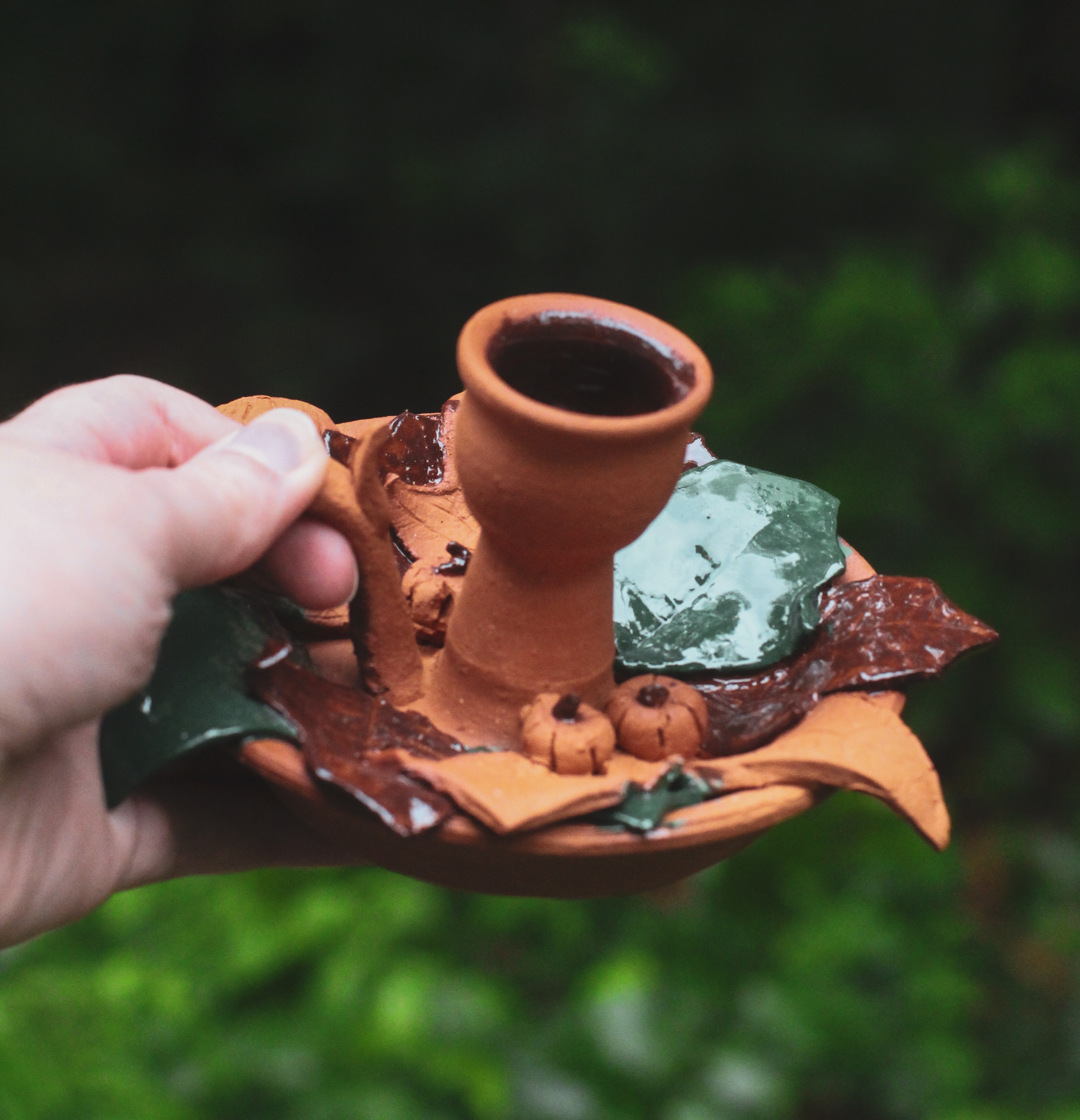 Autumn Candle Holder