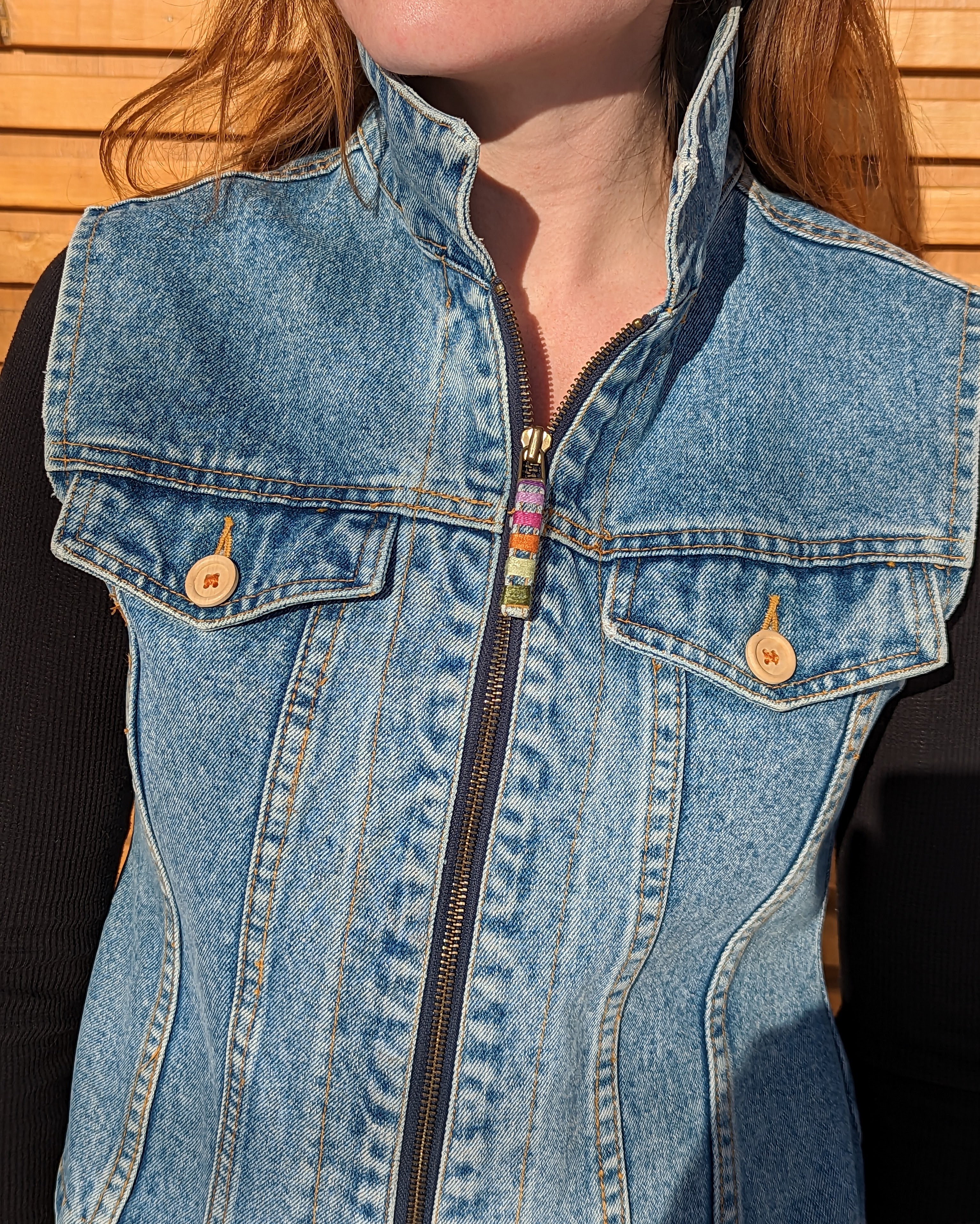 Handstitched + Painted Vest