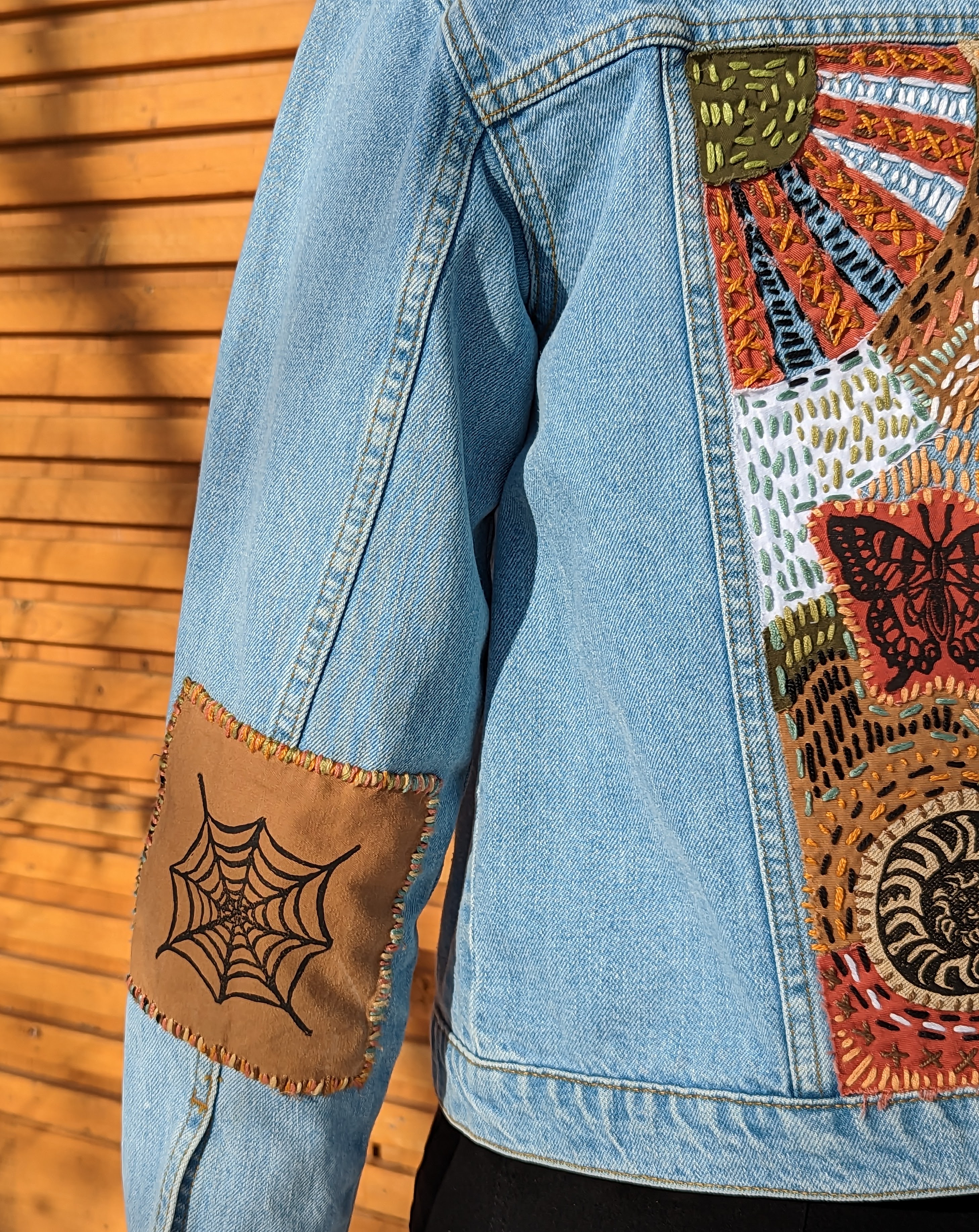 Handstitched Denim Jacket