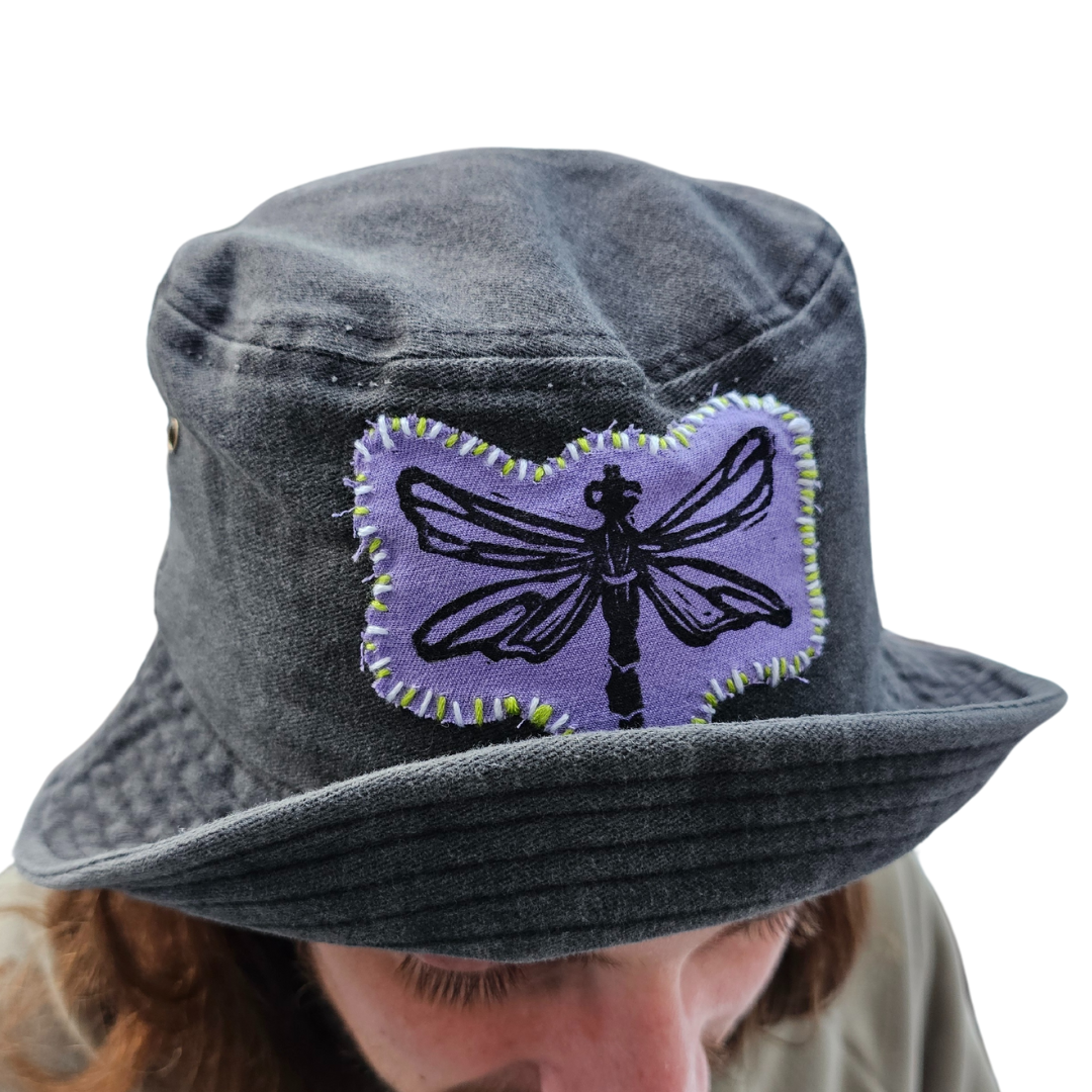 Dragonfly Patch Bucket Hat
