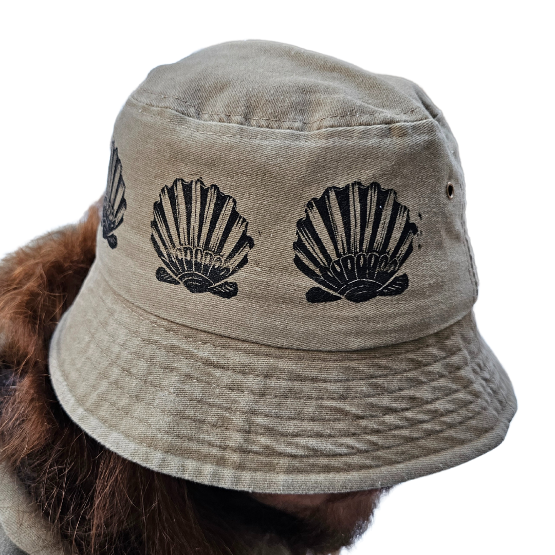 Printed Shell Bucket Hat