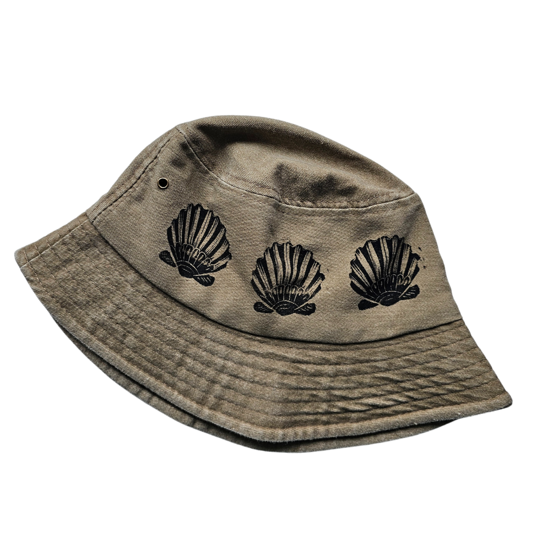 Printed Shell Bucket Hat
