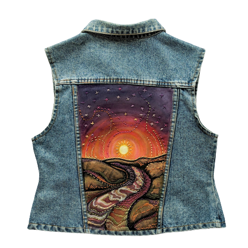 Handstitched + Painted Vest