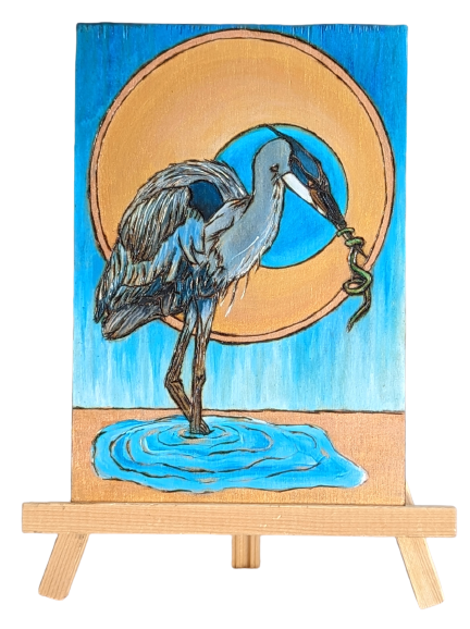 Standing Heron