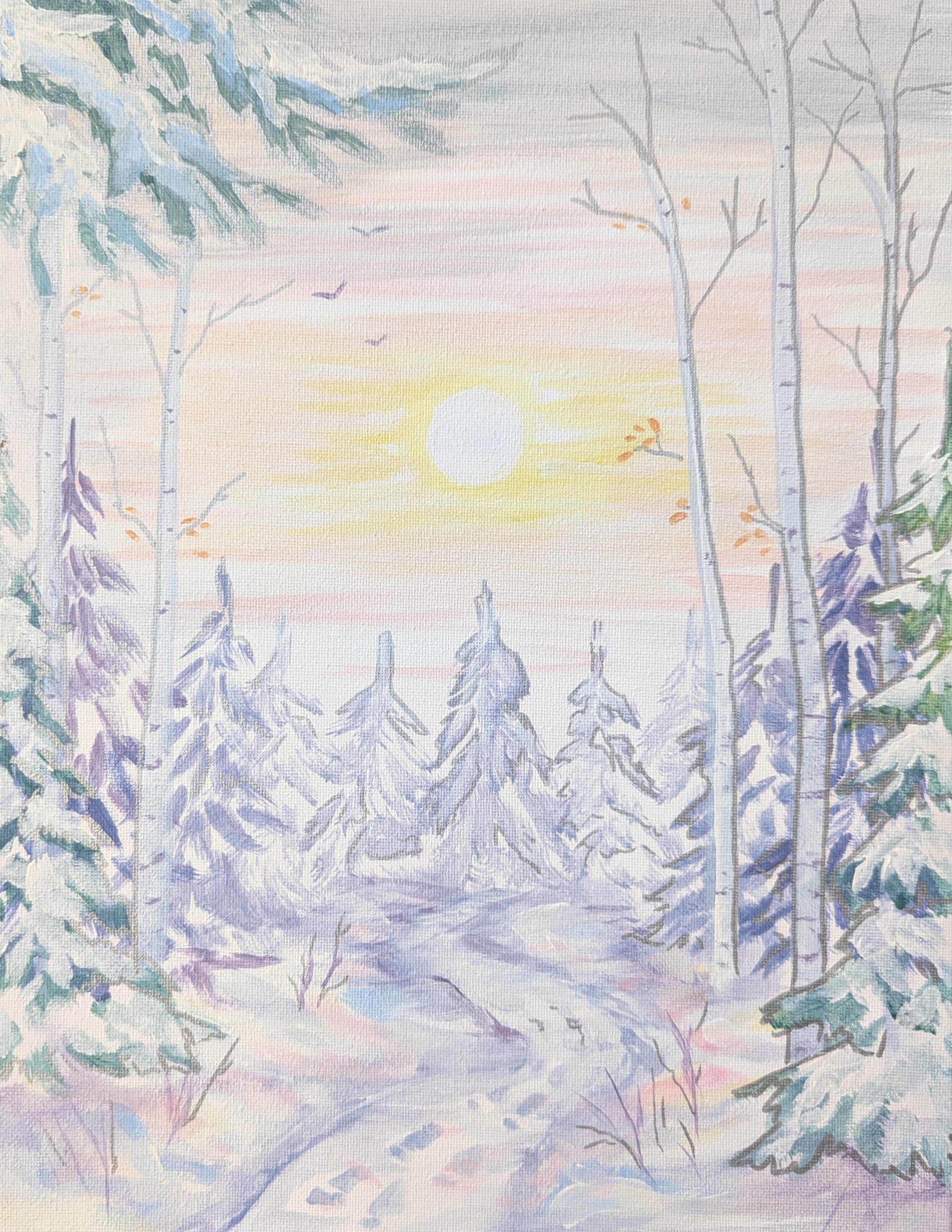 "Winter Wander" Paint Along @ Respect is Burning