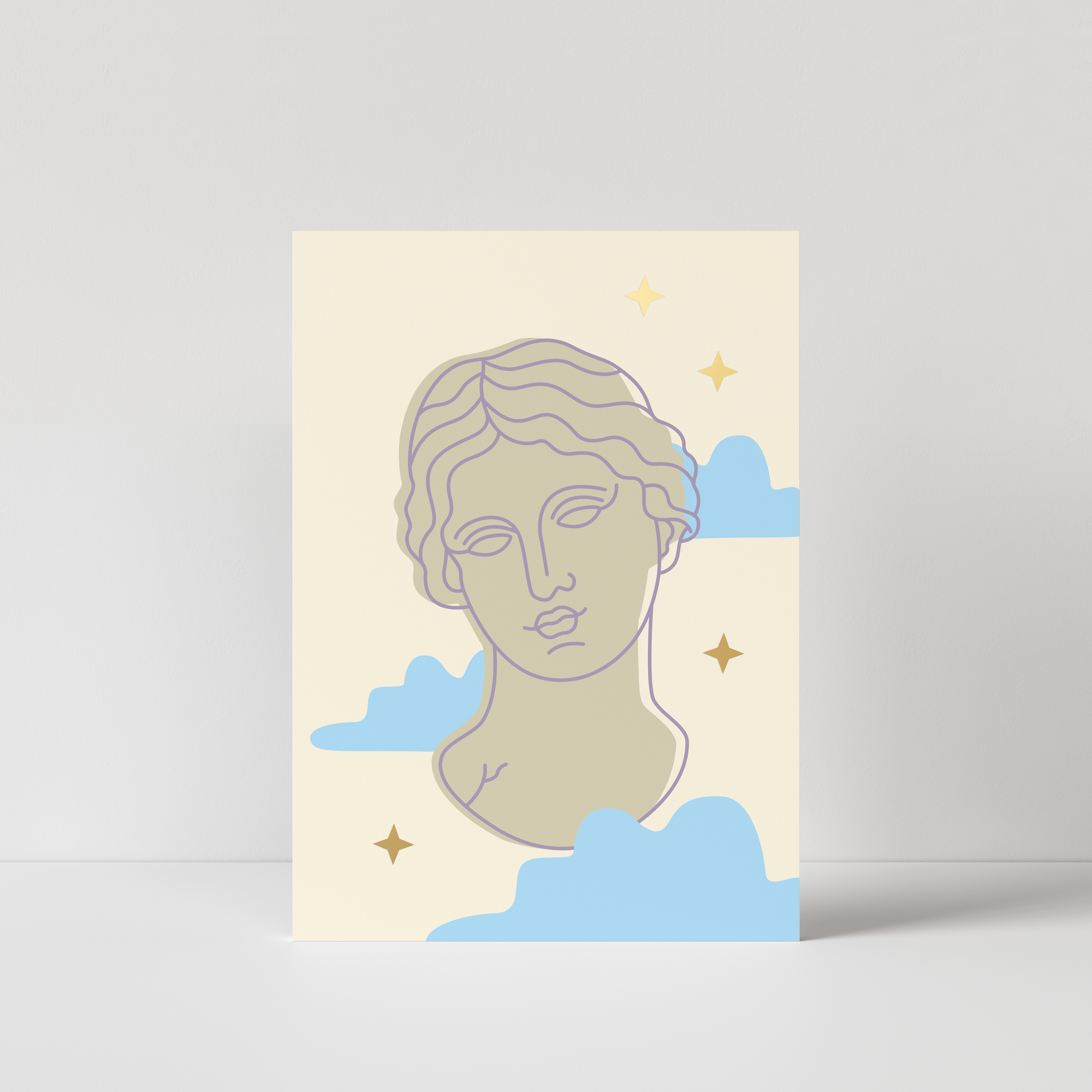 A6 Postkarte Sternzeichen Jungfrau