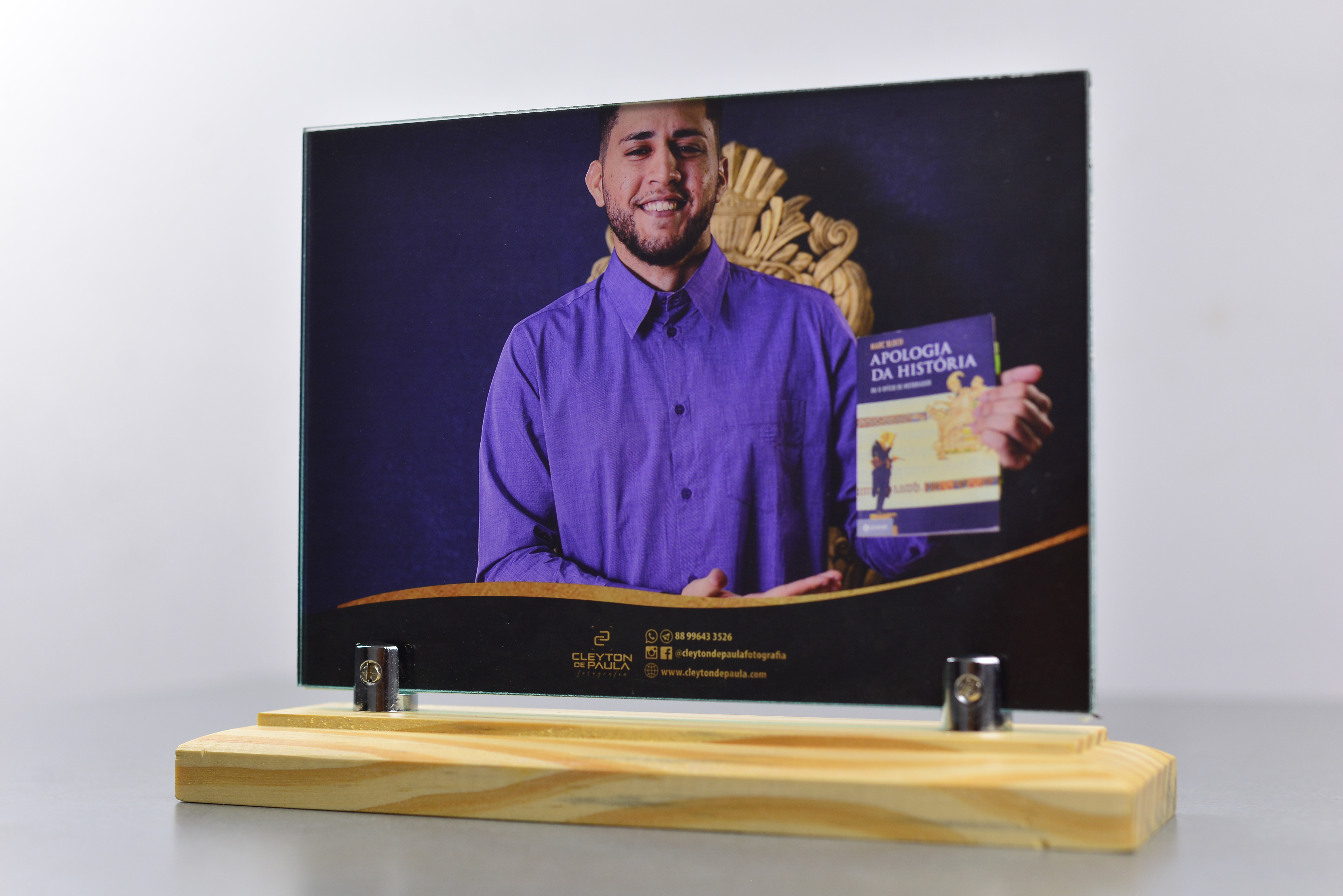 Placa de formatura - MODELO TRADICIONAL