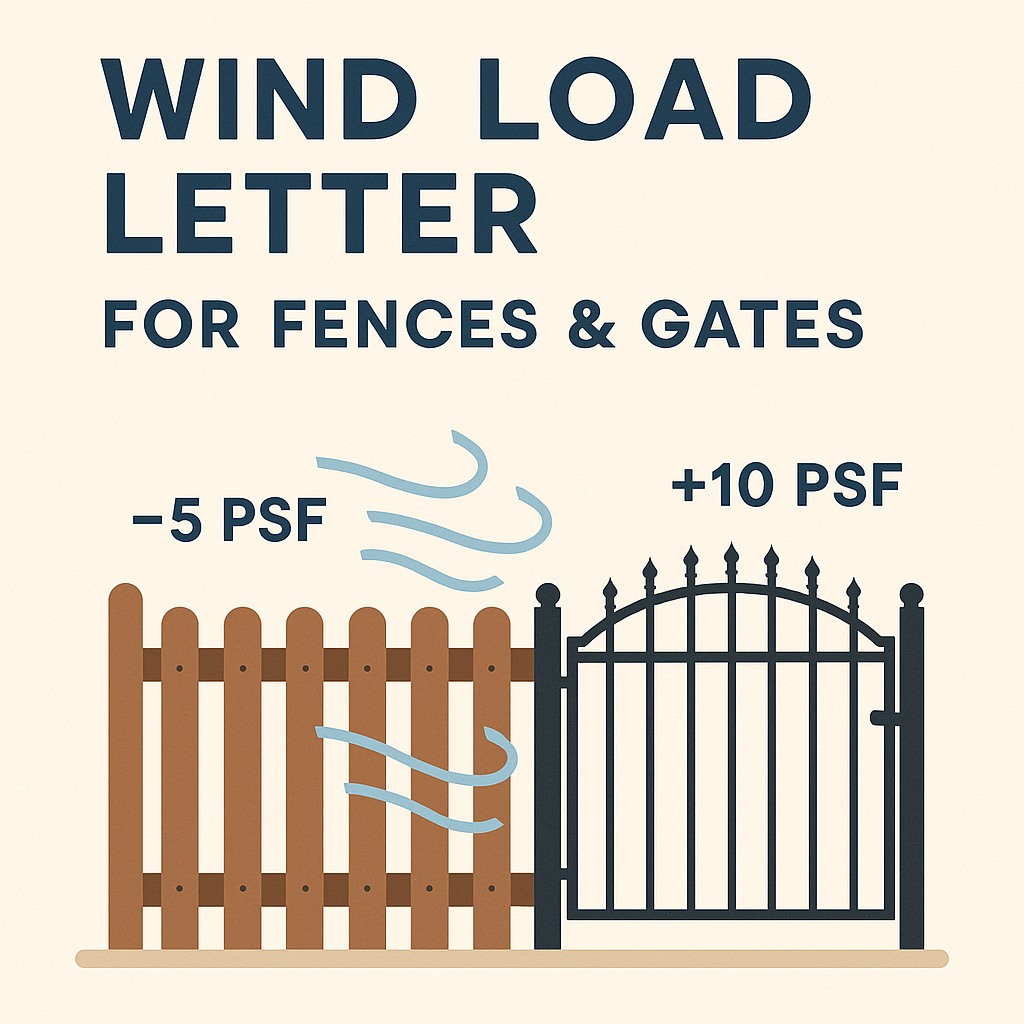 🚧 Austin Fence & Gate Wind Load Certification