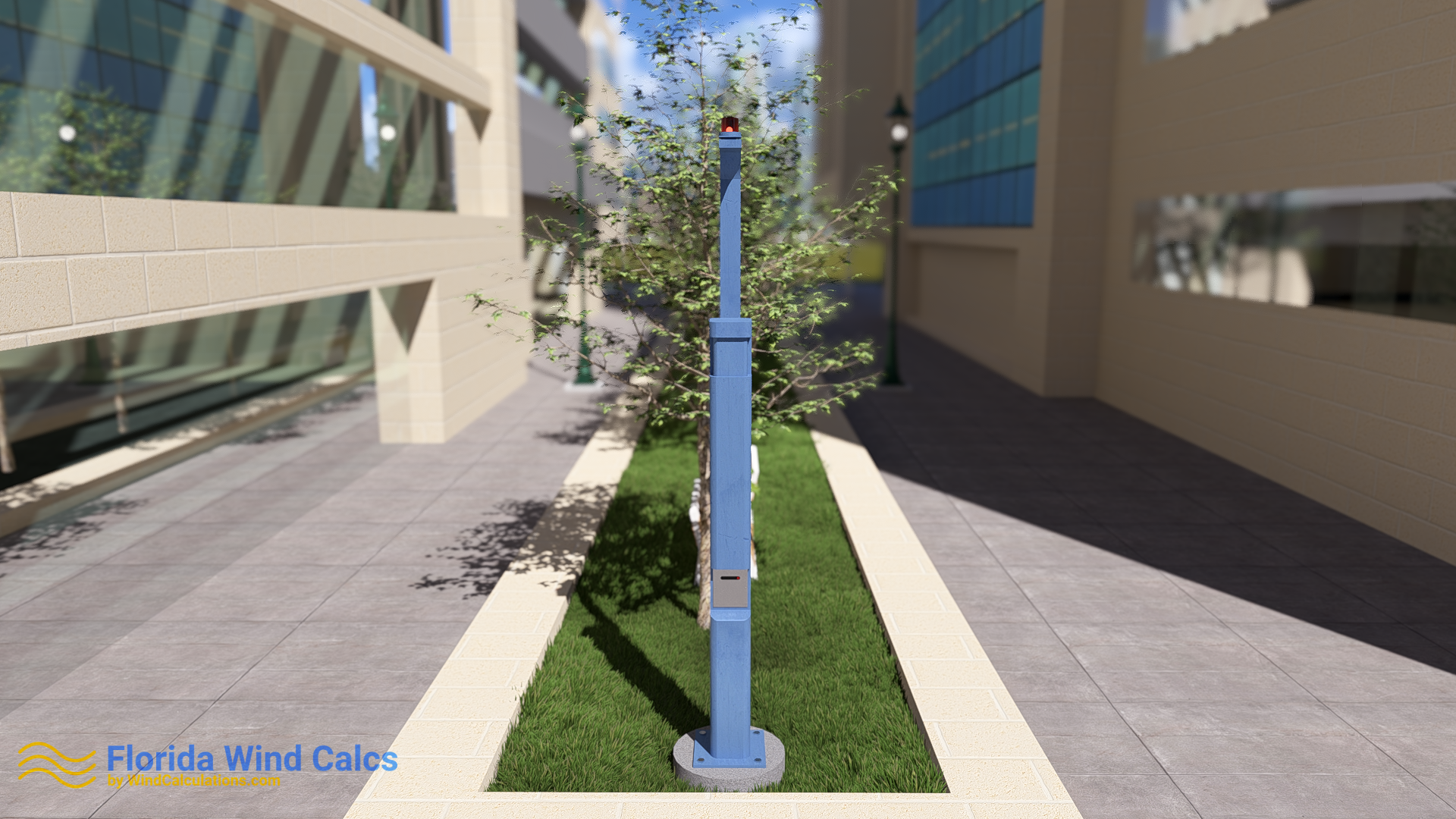 Emergency Phone Tower Wind Load Certification
