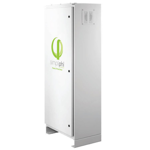 SimpliPhi AccESS w/4 x PHI 3.8 kWh Batteries, 8kW Inverter w/ CC, A-2PHI-CC-SCH