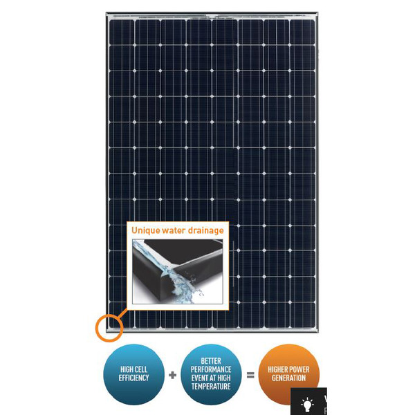 Panasonic HIT Power VBHN325SA17 325W Mono BLK/WHT Solar Panel