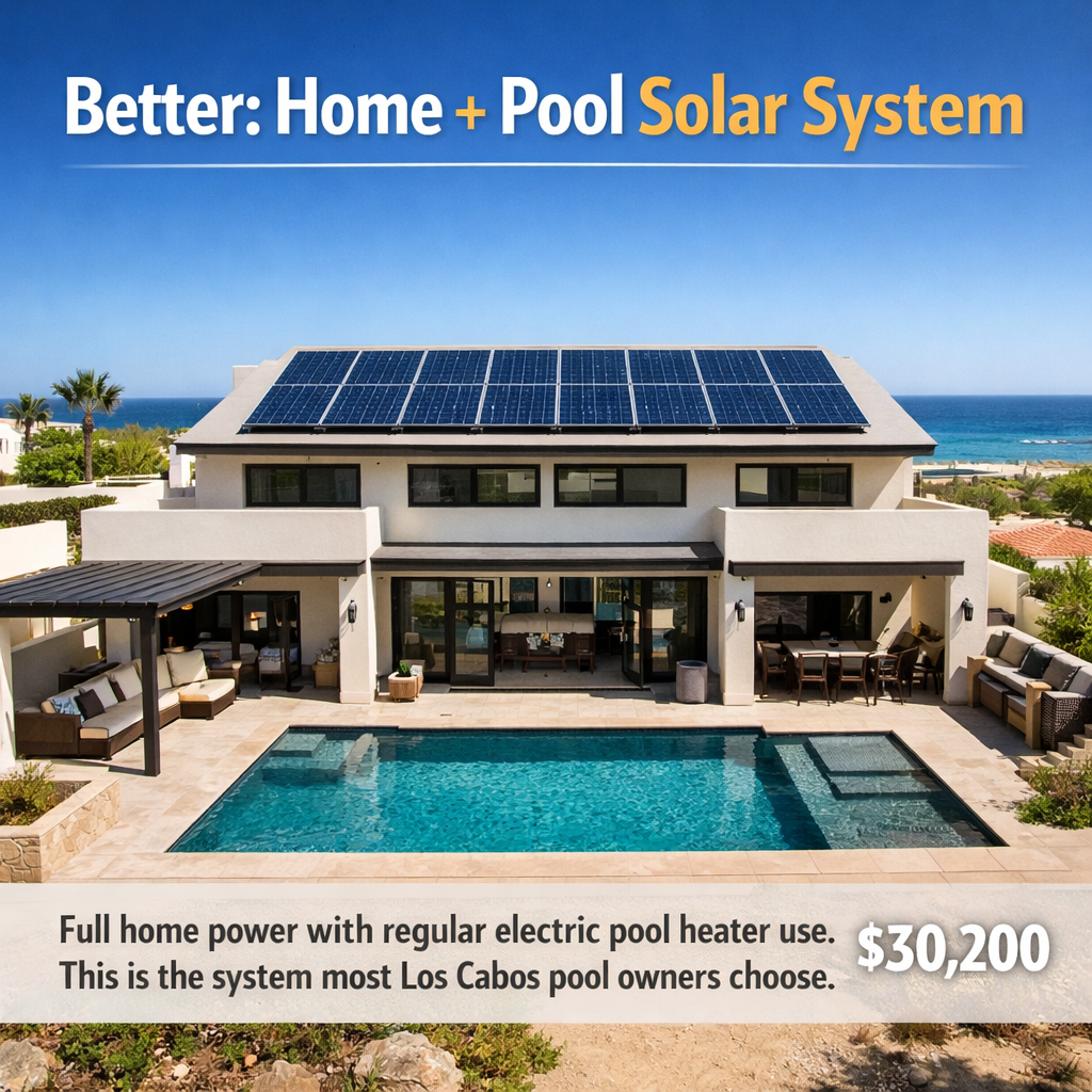 Home + Pool Solar Power System (Most Popular)