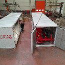 2 x 30 Foot Konteyner  Yangın Pompa / Baskın Vana İstasyonu