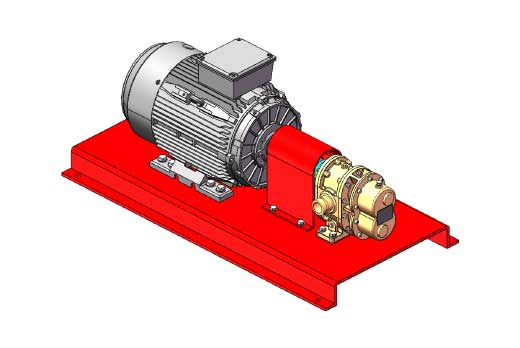 Köpük Pompası,  Elektrik Motor Sürücülü
