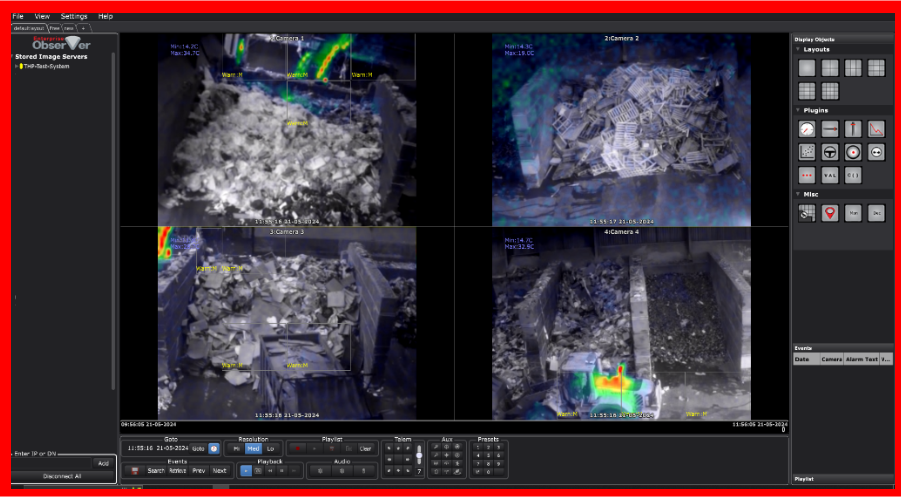 Industrial Thermal Surveillance System