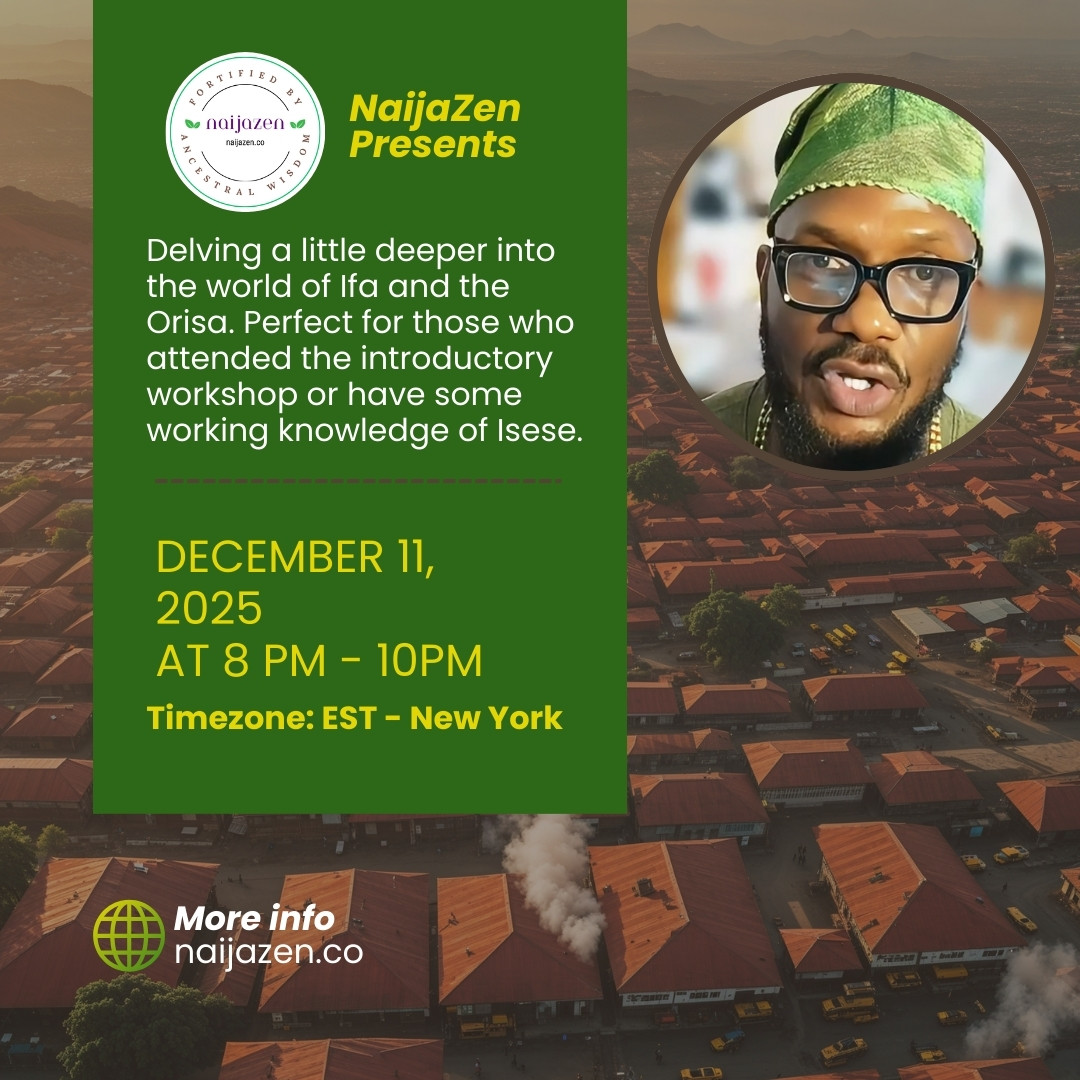 Ifa Spirituality Intermediate Workshop