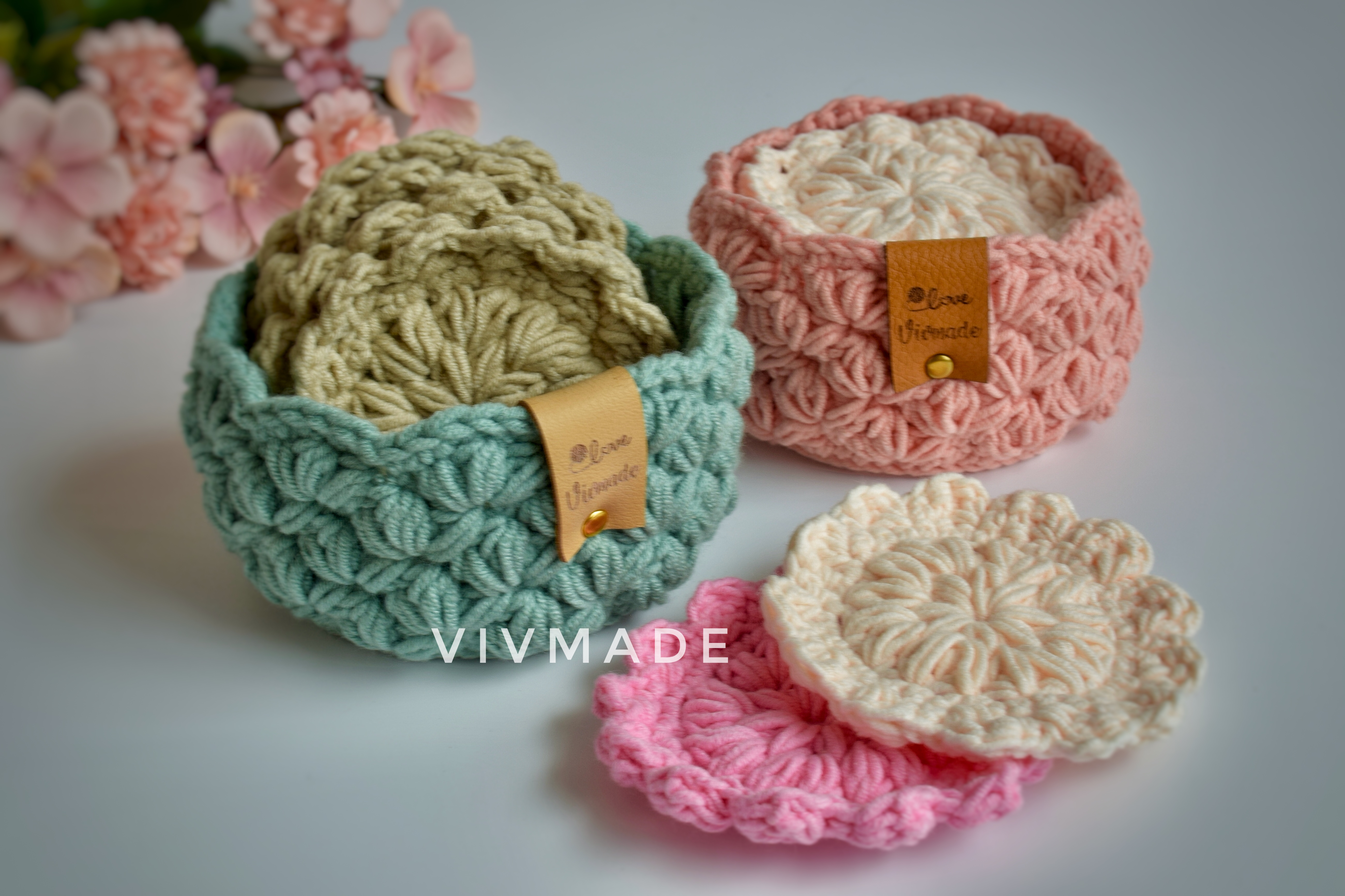 Face Scrubbies with basket - Iris