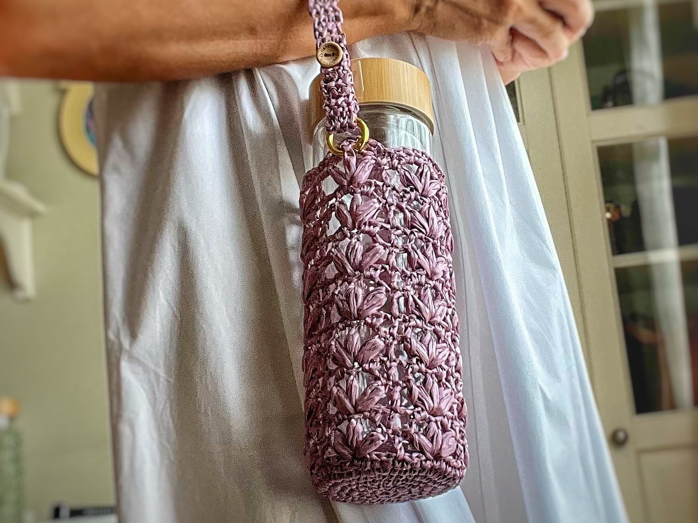 Water Bottle Holder - Lotus