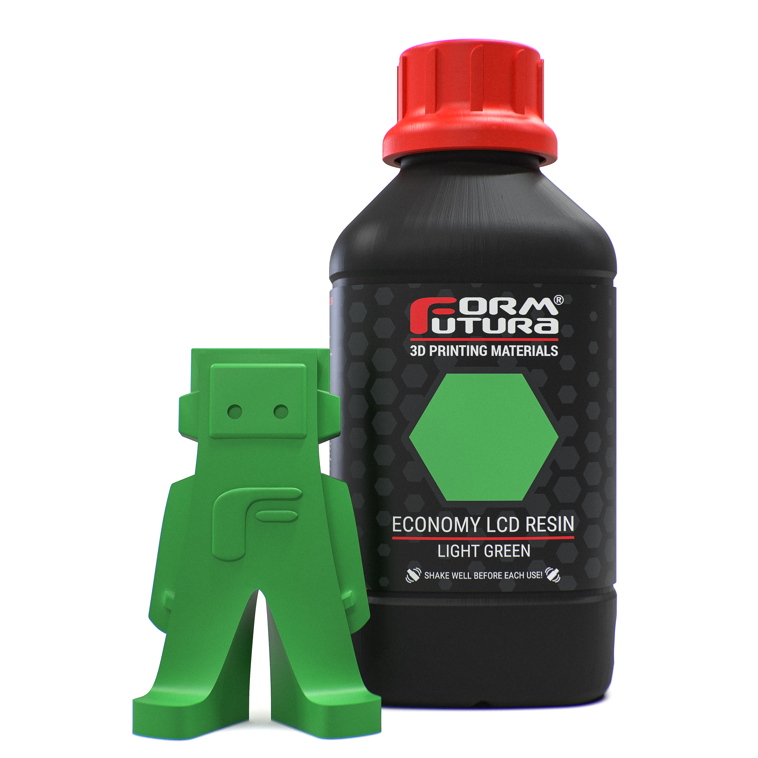 FormFutura Economy LCD Resin - 1000g - LIGHT GREEN