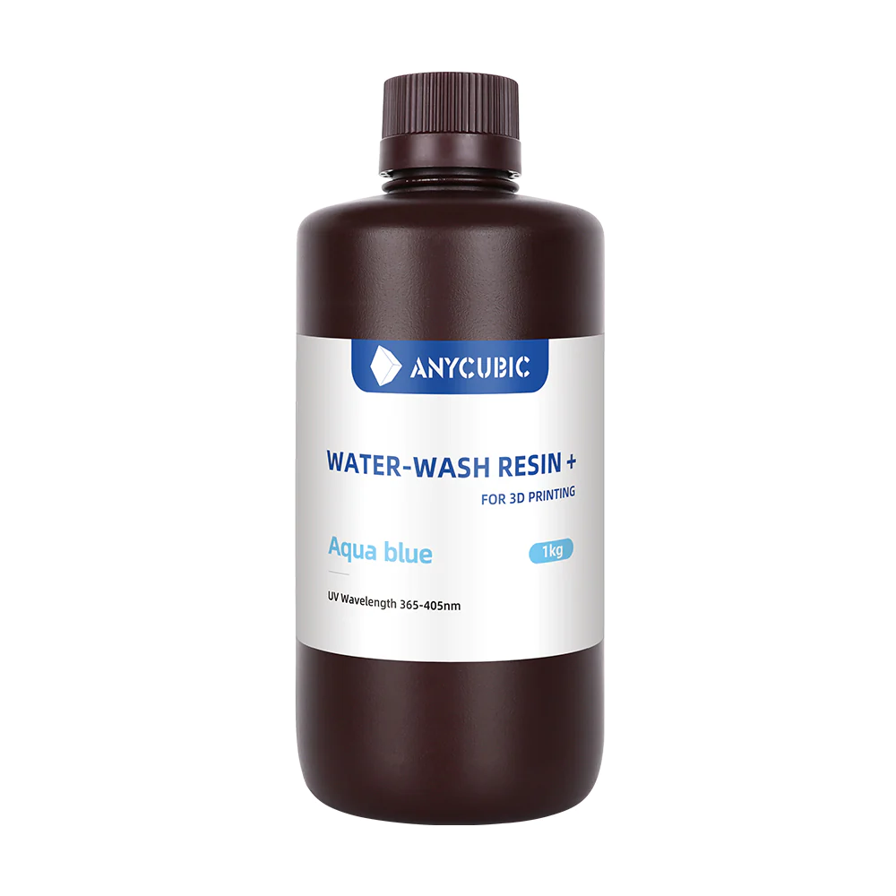 ANYCUBIC Résine Water Washable  LCD/DLP - 1000g - AQUA BLUE