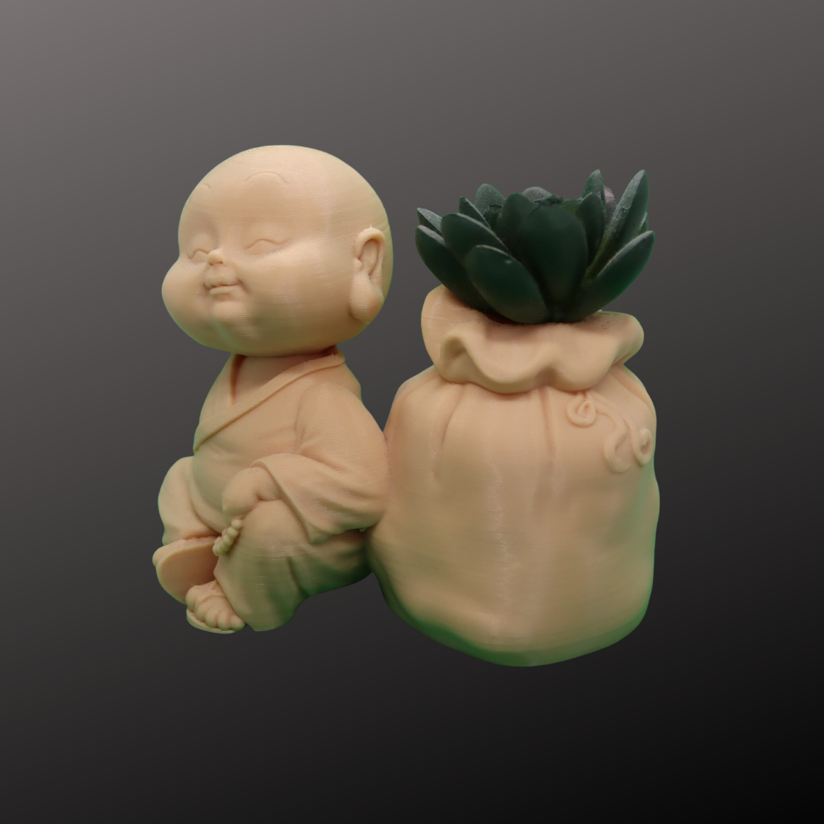 Bouddha "pot de fleurs"