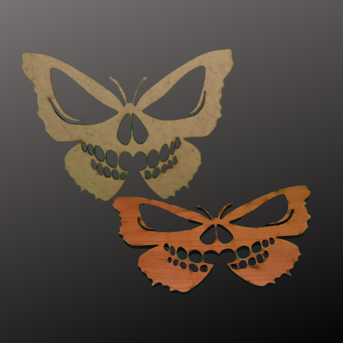 Papillons "masque halloween" - PETIT